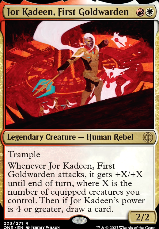 Jor Kadeen, First Goldwarden feature for looked like a tall can o redbull