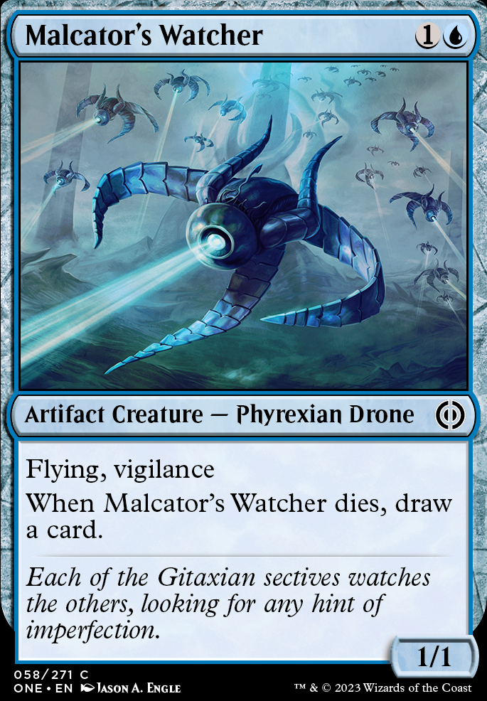 Malcator's Watcher feature for Grixis Artifacts