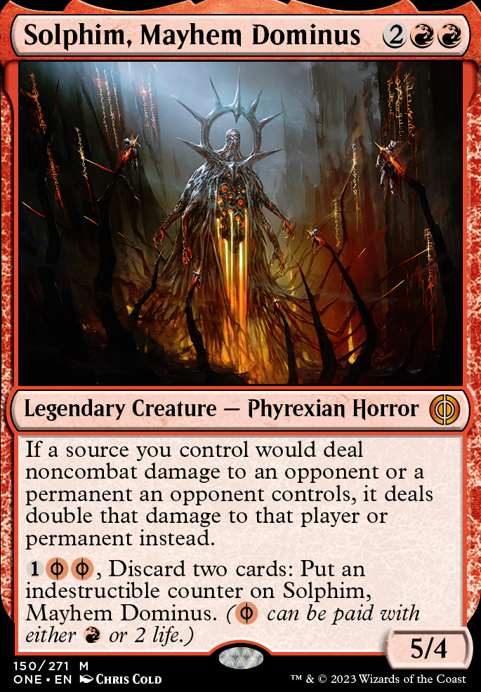 Featured card: Solphim, Mayhem Dominus