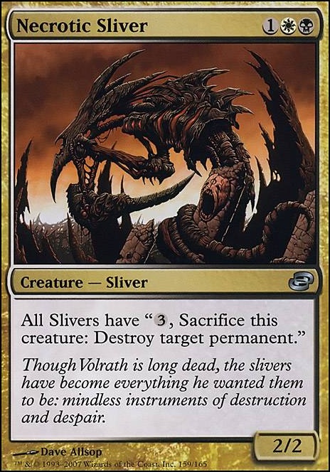 Featured card: Necrotic Sliver