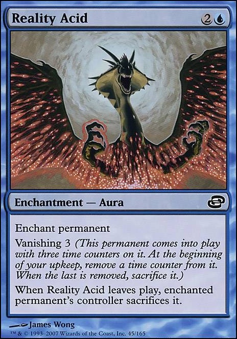 Reality Acid feature for Pauper RUW Enchantments flicker