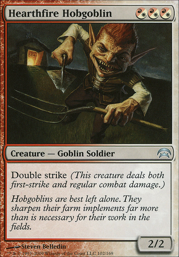 Hearthfire Hobgoblin feature for evil's Goblin Deck