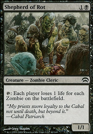Shepherd of Rot feature for Zombie Overrun Underpay Deck