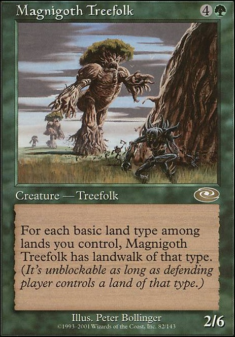 Magnigoth Treefolk feature for Defense is the Best Offense
