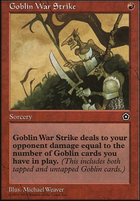 Featured card: Goblin War Strike