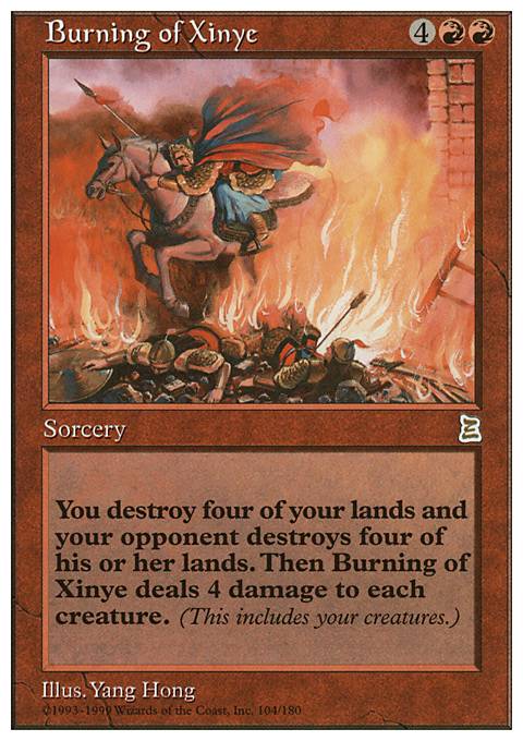 Featured card: Burning of Xinye