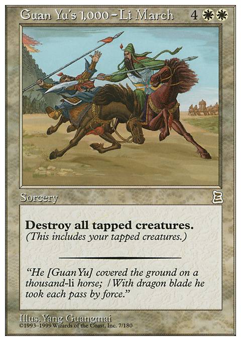 Featured card: Guan Yu's 1,000-Li March