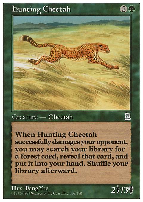 Featured card: Hunting Cheetah