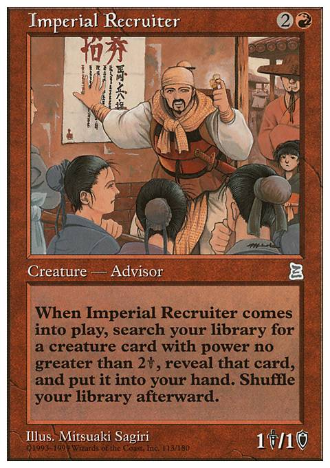 Imperial Recruiter feature for Animar, Soul of Elements