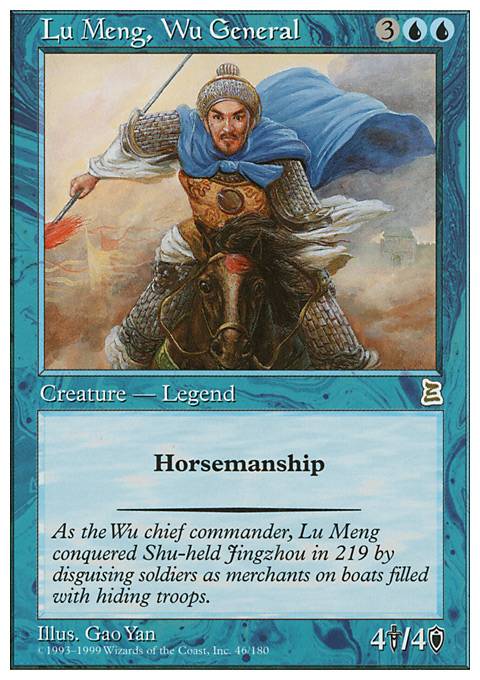 Lu Meng, Wu General feature for List of EDHREC Commanders with 10 or Fewer Decks