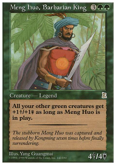 Featured card: Meng Huo, Barbarian King