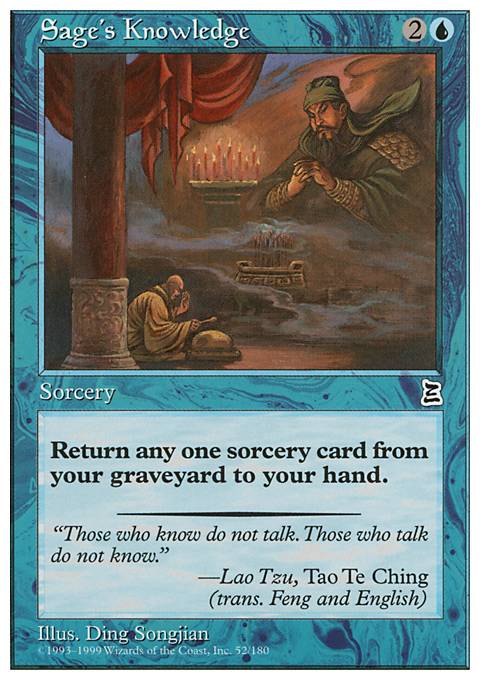 Featured card: Sage's Knowledge