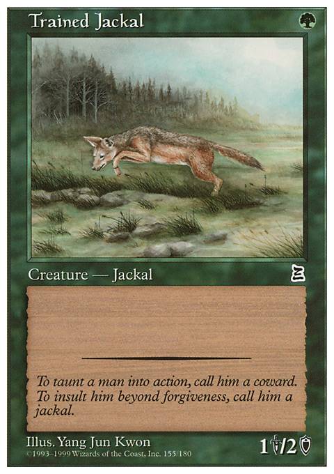 Featured card: Trained Jackal