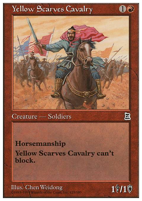 Featured card: Yellow Scarves Cavalry