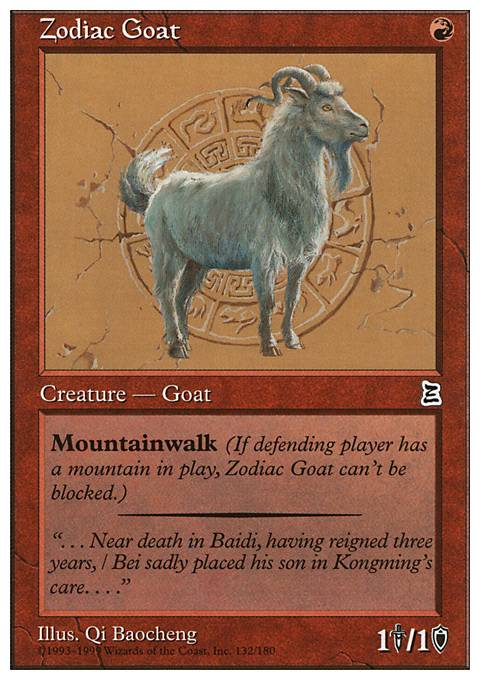 Featured card: Zodiac Goat