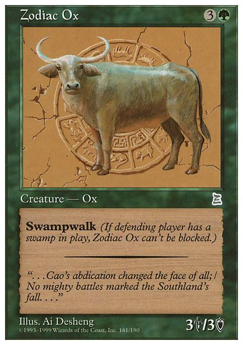 Featured card: Zodiac Ox