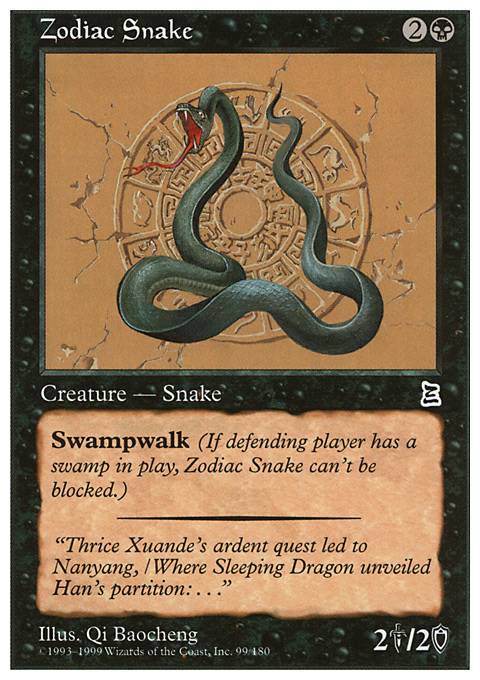 Featured card: Zodiac Snake