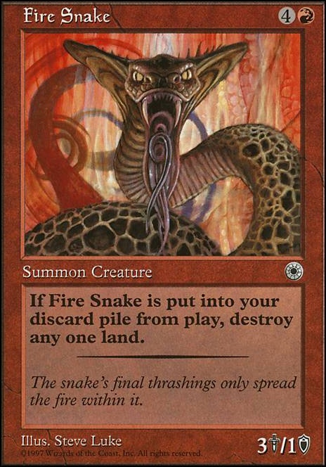 Featured card: Fire Snake