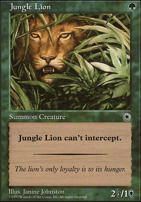 Featured card: Jungle Lion