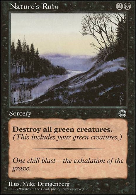 Featured card: Nature's Ruin