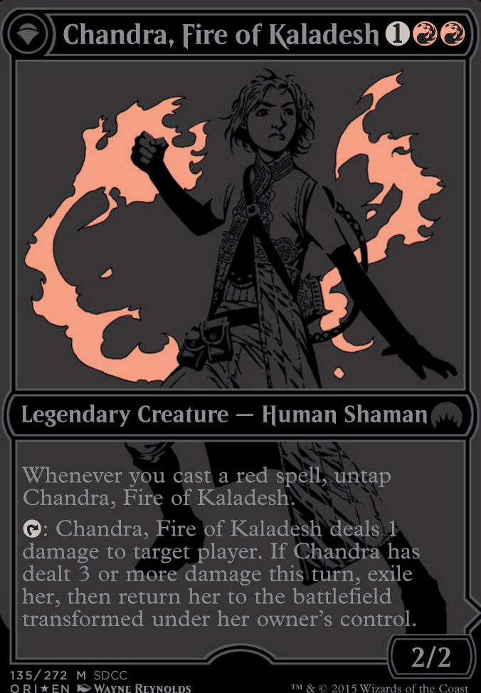 Chandra, Fire of Kaladesh feature for Ignition