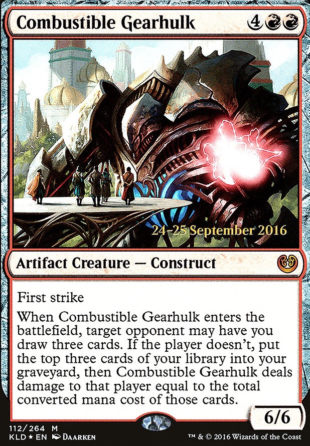 Featured card: Combustible Gearhulk