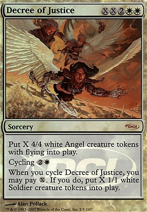 Featured card: Decree of Justice