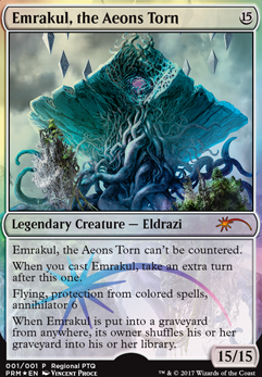 Emrakul, the Aeons Torn feature for Eldrazi-Tron, Tooth and Tentacle