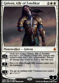 Featured card: Gideon, Ally of Zendikar