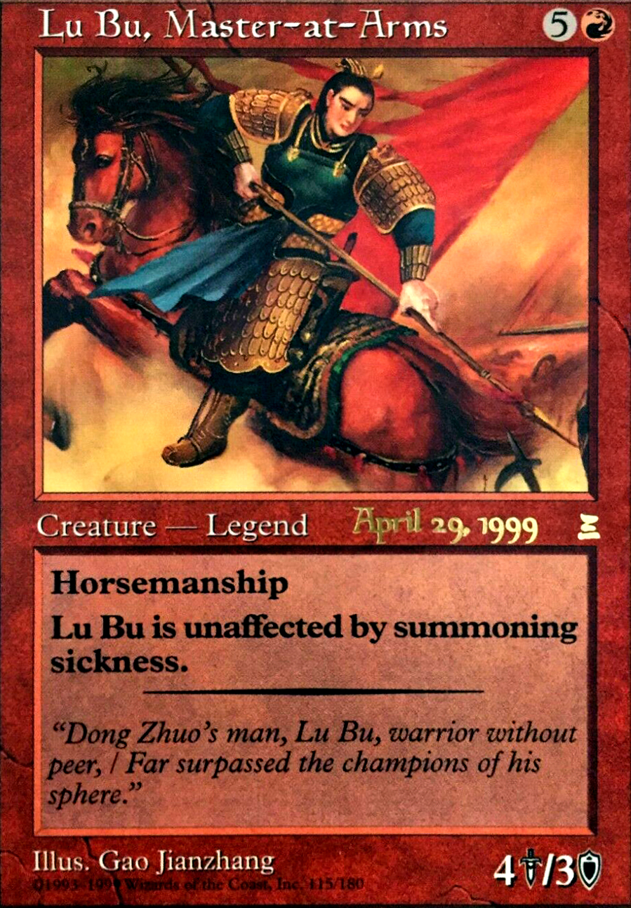 Featured card: Lu Bu, Master-at-Arms