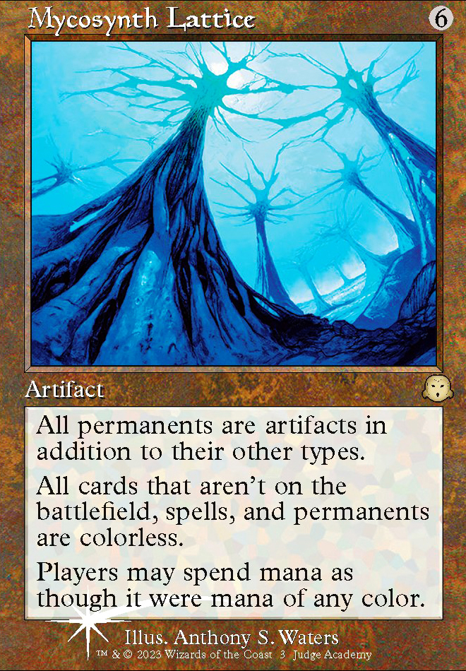 Mycosynth Lattice feature for Urza's Artifact Eldrazi