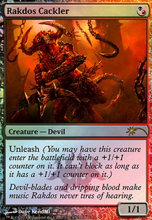 Rakdos Cackler feature for B/R Aggro