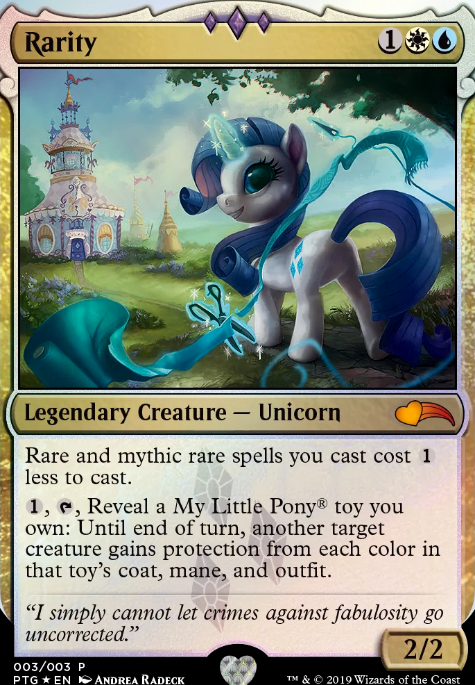 Rarity feature for (Rule 0) UniThorn the Aggro Pony