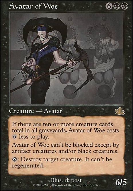 Avatar of Woe feature for The True Golgari King
