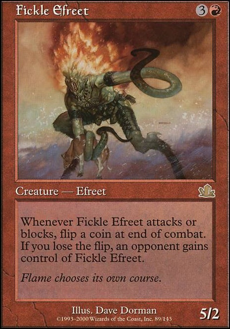 Featured card: Fickle Efreet