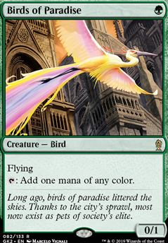 Birds of Paradise feature for List of all Mana Dork Creatures