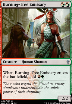 Burning-Tree Emissary feature for Big Bad Burning Beaters (R/G burning tree aggro) p