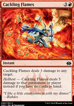 Cackling Flames feature for Ravnica Remastered Commons
