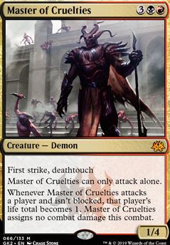 Master of Cruelties feature for Rakdos, Lord of Cruelties