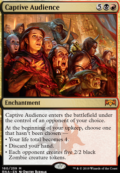 Captive Audience feature for Rakdos Rampy Ramp