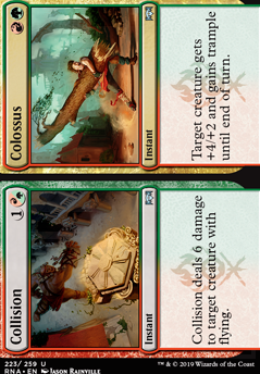 Collision / Colossus feature for R/G Aggro Dino