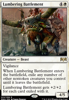 Featured card: Lumbering Battlement
