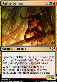 Rafter Demon feature for Ravnica Allegiance Prerelease Pool