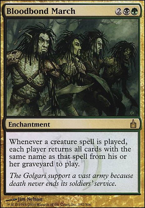 Featured card: Bloodbond March