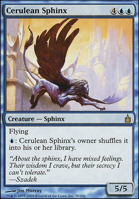 Featured card: Cerulean Sphinx