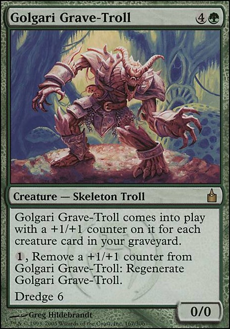 Golgari Grave-Troll feature for Ancient Dredge