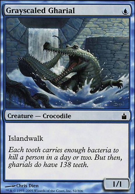 Featured card: Grayscaled Gharial