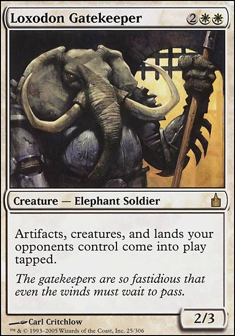 Featured card: Loxodon Gatekeeper