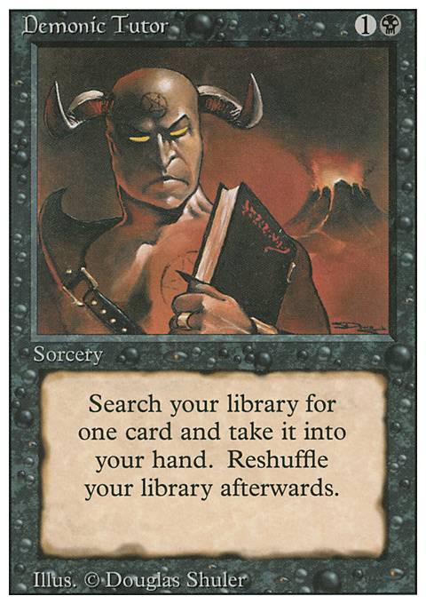 Demonic Tutor feature for Life-debt to The Deathless (Karlov EDH)