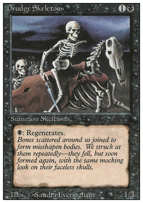 Drudge Skeletons feature for Super Budget Skeleton Tribal
